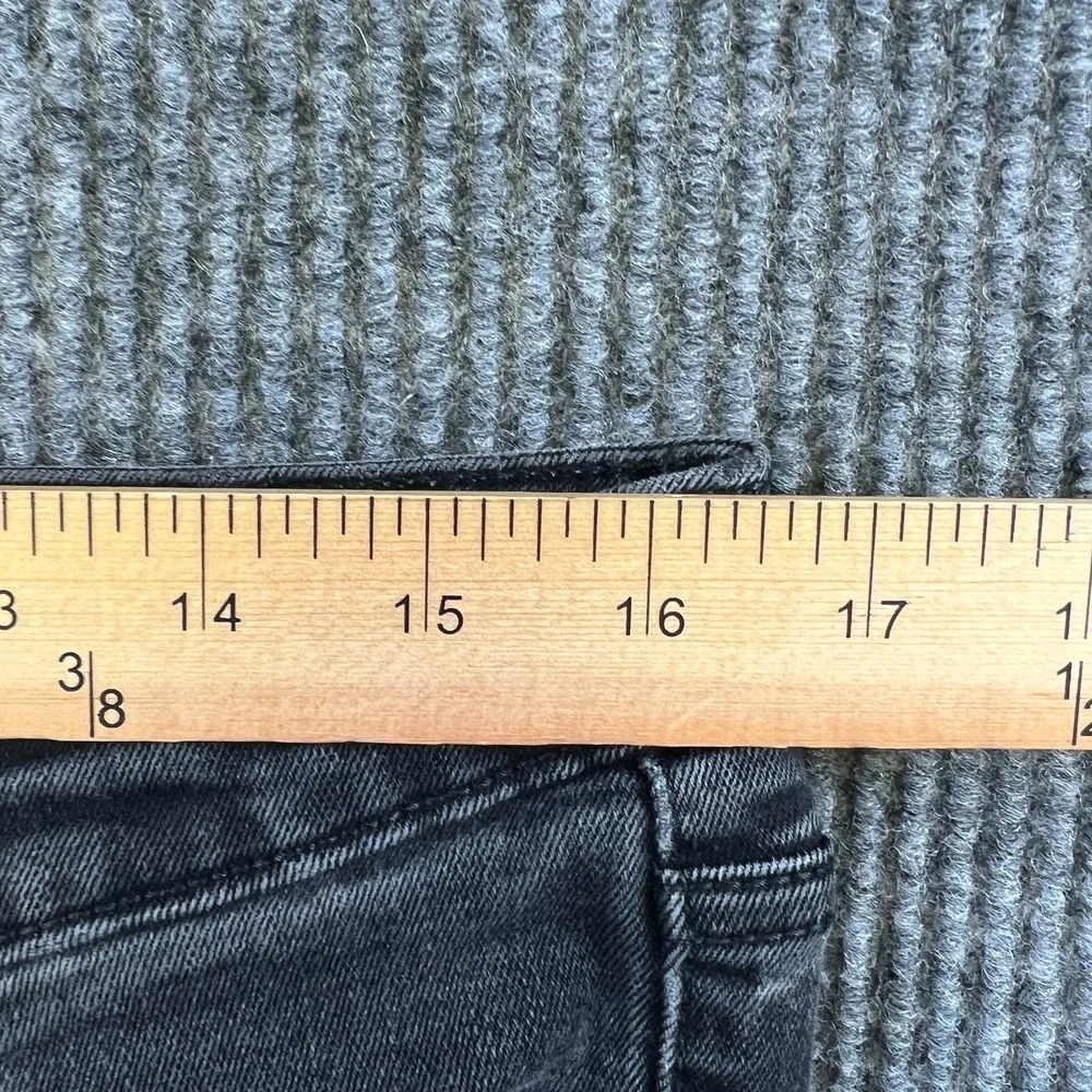 Mossimo Womens Skinny Jeans Gray Stretch Mid Rise 5-Pocket Power Stretch Size 14